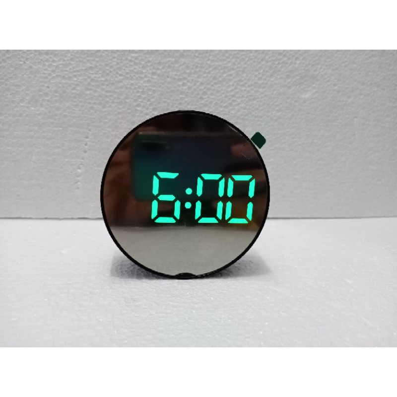 Multifunction mirror clock ESA-6505  jam kaca, jam alarm/jam digital/jam weker digital nyala