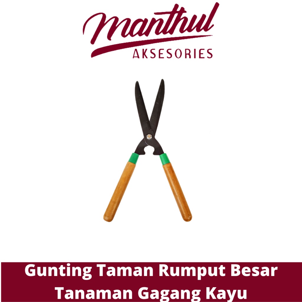 Gunting Taman Rumput Besar Tanaman Gagang Kayu