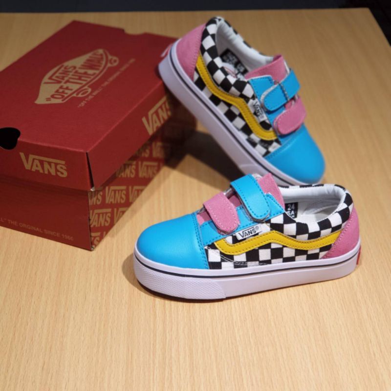 SEPATU VANS ANAK RAINBOW PREMIUM HIGH QUALITY SEPATU VANS ANAK LAKI LAKI PEREMPUAN