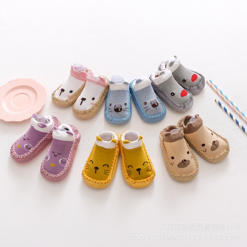 BABY STORE01 - KKF KAOS KAKI ANTI SLIP BAYI MOTIF KARAKTER HEWAN KOREA SEPATU BABY PREWALKER ANAK