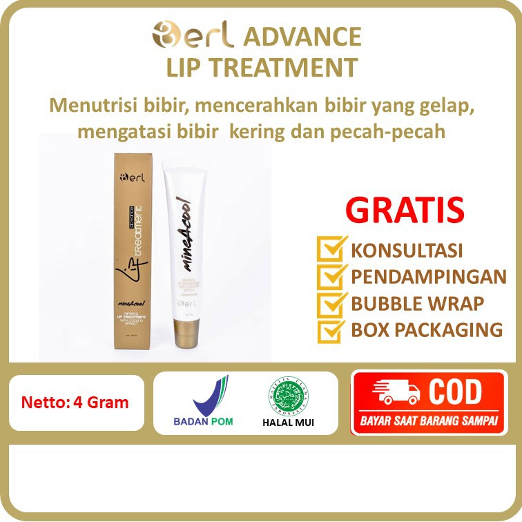 Lip Treatment B Erl Berl Cosmetics Lipgloss Lipcare Lip Gloss Care Pelembab Bibir