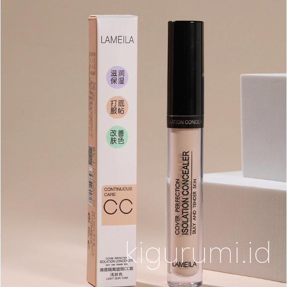 LAMEILA Isolation Concealer Liquid Silky Cover Berfungsi Menutupi Bekas Jerawat Yang Menghitam LA154