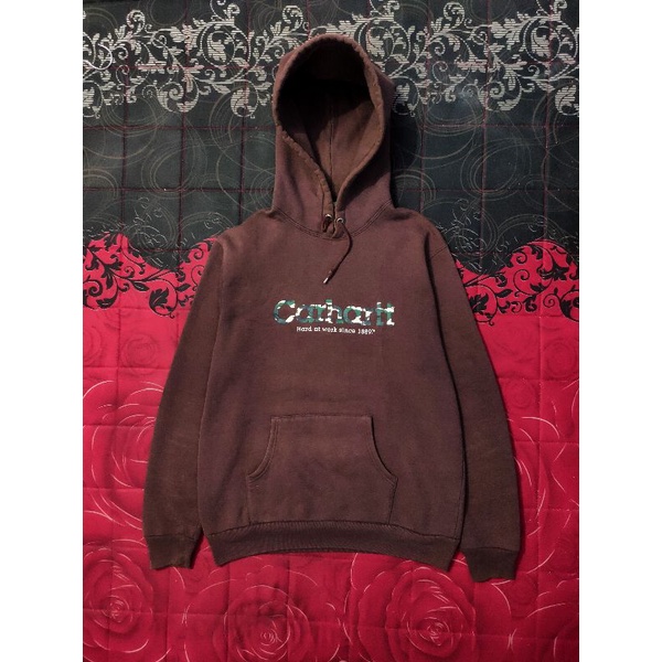 hoodie carhartt second vintage camo