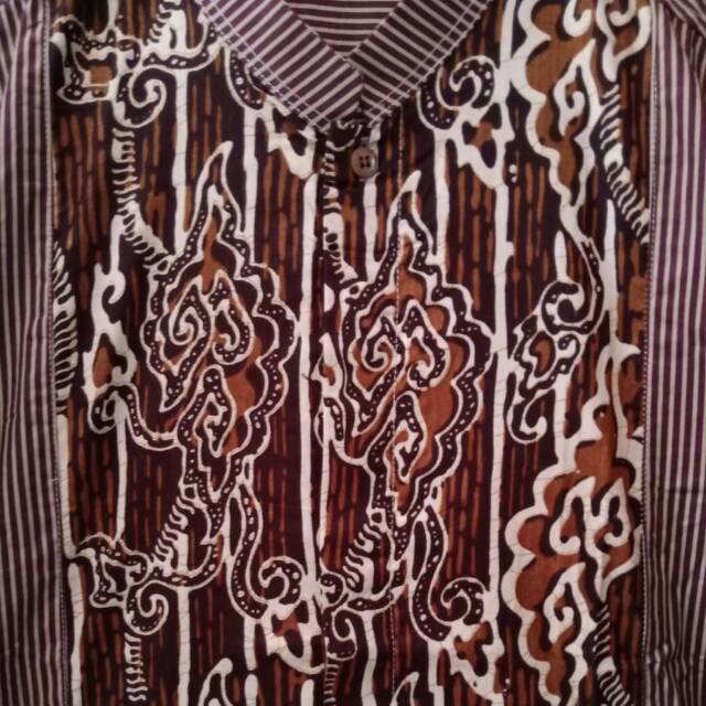 Albatar Koko Kombinasi Batik/Baju Koko Katun Kombinasi