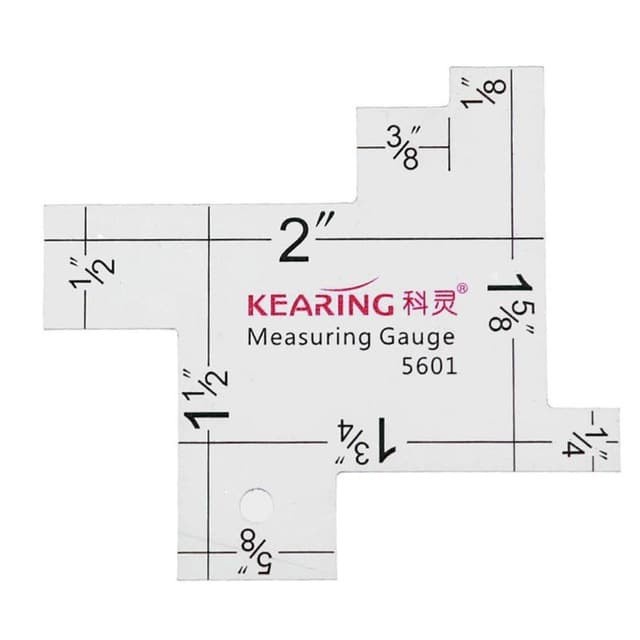 

Murah Penggaris Pengukur Tepi Kampuh / Seam Gauge Ruler - Yoko (5601) Terlaris