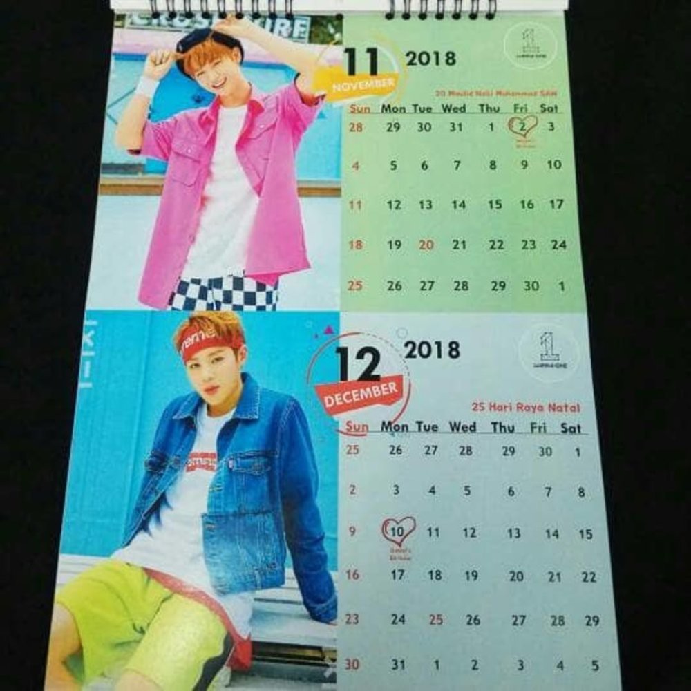 

Kalender Dinding Gantung KPOP Free Design (MURAH BISA SATUAN)