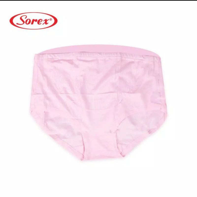 Celana Dalam Wanita Hamil Polos Salur Maternity Panty Karet Kancing Sorex 1138