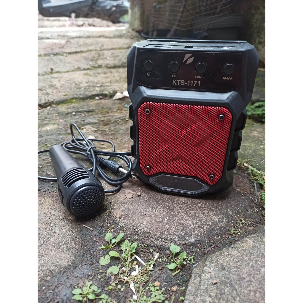 Karaoke Speaker Free Mic KTS 1171 Speaker Bluetooth Portable Bass