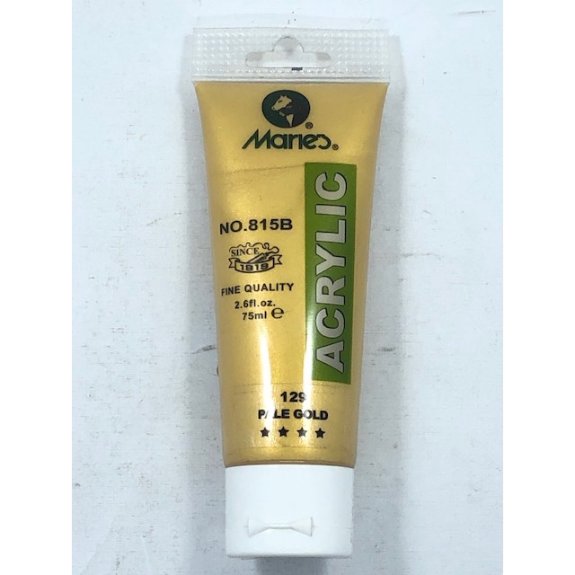 

MARIES ACRYLIC 75 ML IRRIDISCENT PALE GOLD 129