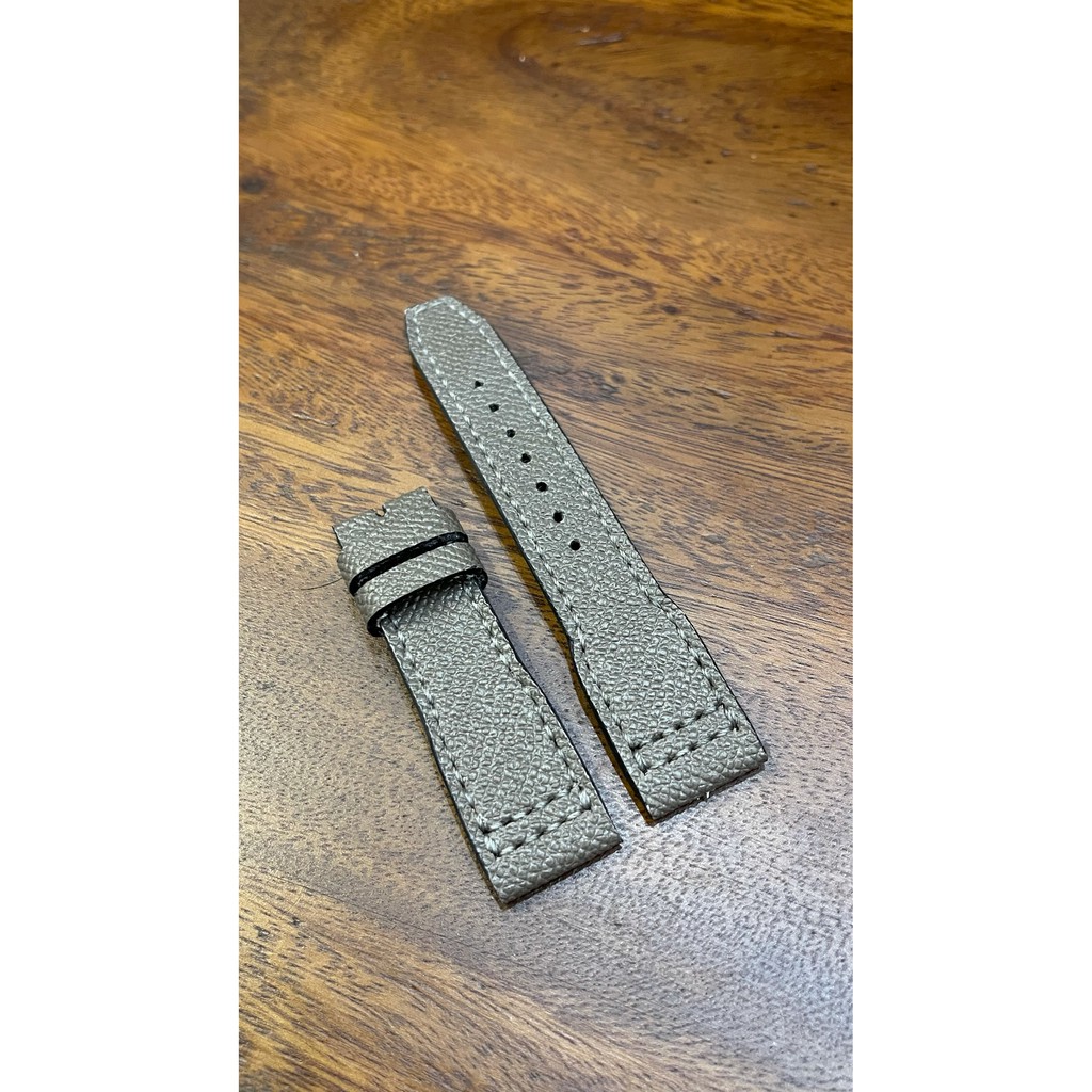 IWC Grey Riviera Strap kulit custom made genuine leather