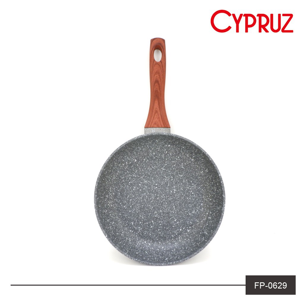 Panci CYPRUZ FP0629 18cm Fry Pan Gagang Kayu mantap anti lengket