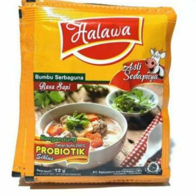 

✬Best Product PH6 BUMBU MASAK INSTAN PROBIOTIK RASA SAPI 12 SACHET BRAND HALAWA Q73 ➾Kirim Langsung