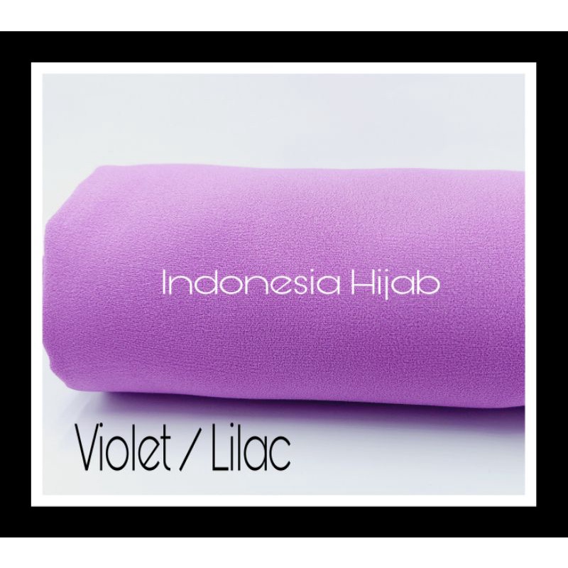 PASHMINA Diamond Premium 170 X 75 cm Jahit Tepi BUKAN DI NECI-violet
