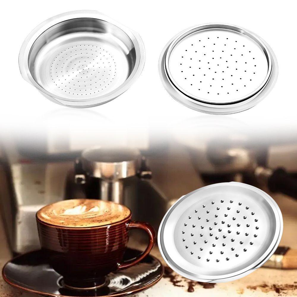 Solighter Coffee Capsule Home Espresso Sendok Kopi Brush Reusable Pods