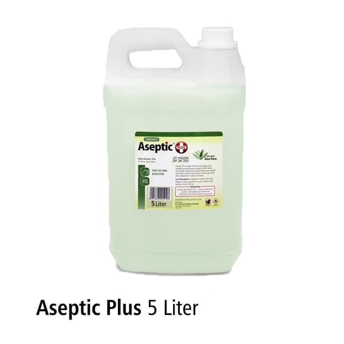 Aseptic Plus 5 Liter Onemed / Aseptic Plus Galon Refill 5 Liter / Onemed Aseptic Plus Refill