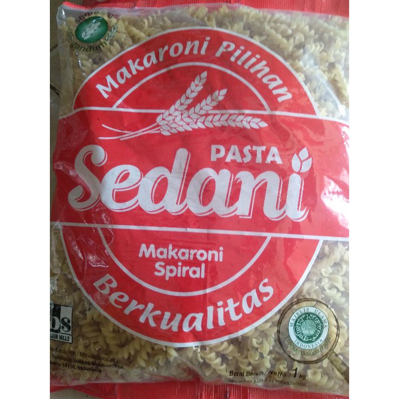 

Makaroni spiral sedani 1kg