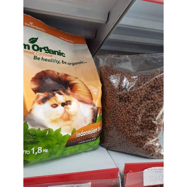 Im Organic Best 1kg Repack / Makanan Kucing Im Organik Best 1kg