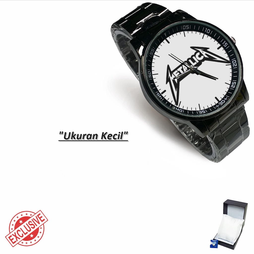 Jam Tangan Rantai Couple METALLICA - 1 (Nice)