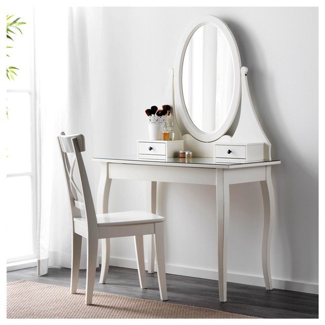Meja Rias Duco Putih