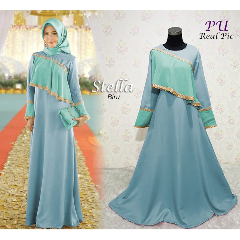 HOPYLOVY - Gamis Wanita Stella Maxi 3594