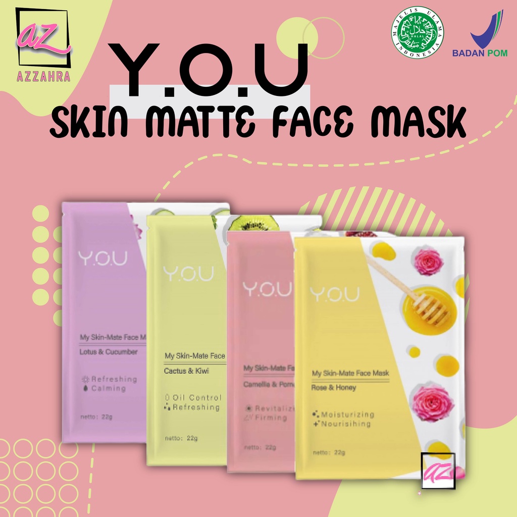 YOU The Skin Matte Face Mask - 20gr