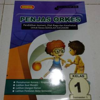 Buku Modul Penjas Orkes Pjok Kelas 1 2 3 4 5 6 Sd