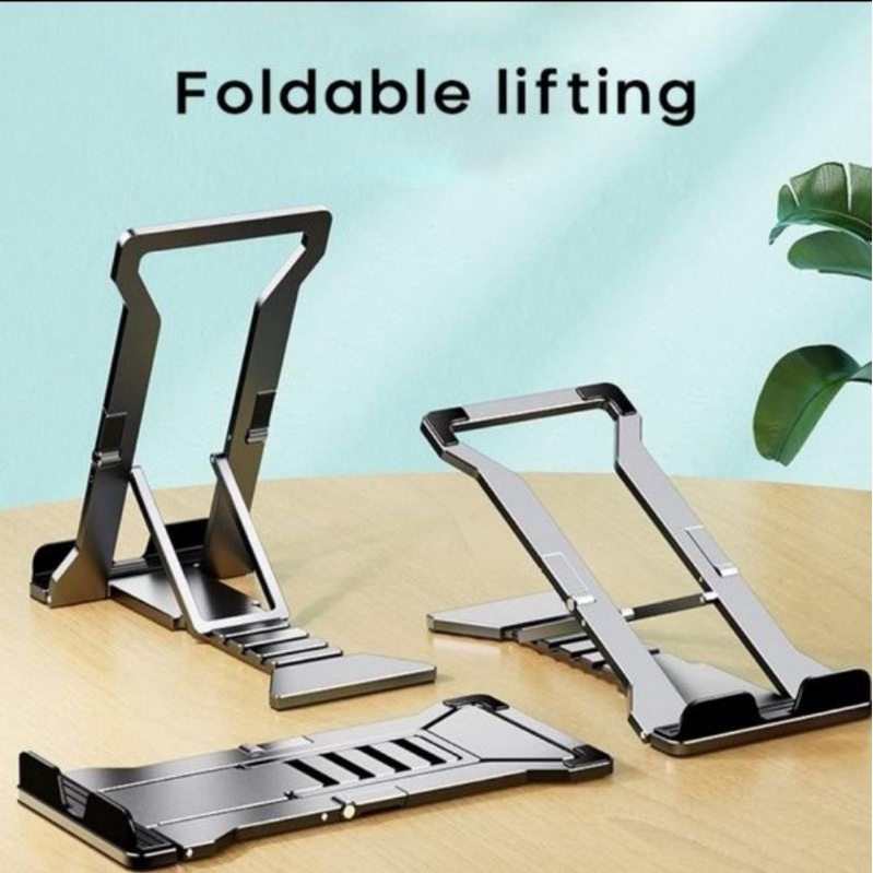 Phone Stand Holder K323 Tablet iPad Tempat tatakan HP Meja Folding Desktop Handphone Foldable Bracke