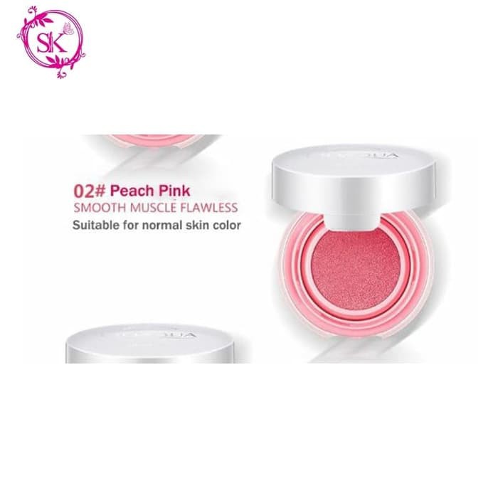 Peach Pink 02 - BIOAQUA Blush on Cushion Flawless Cheek