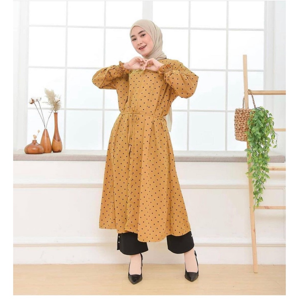 TUNIK POLKA FREE MASKER