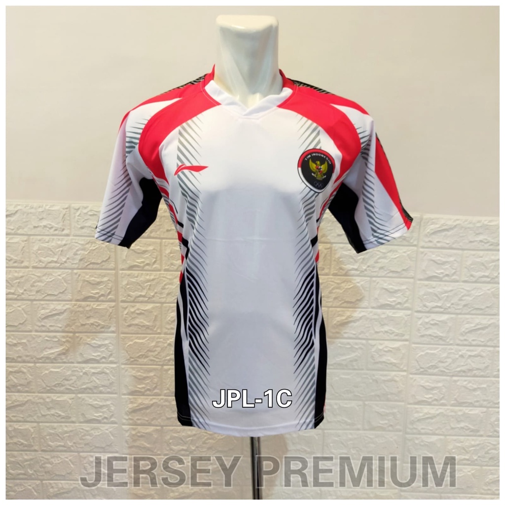 Baju Badminton Timnas SEA GAMES Putih - Baju Badminton Timnas Putih