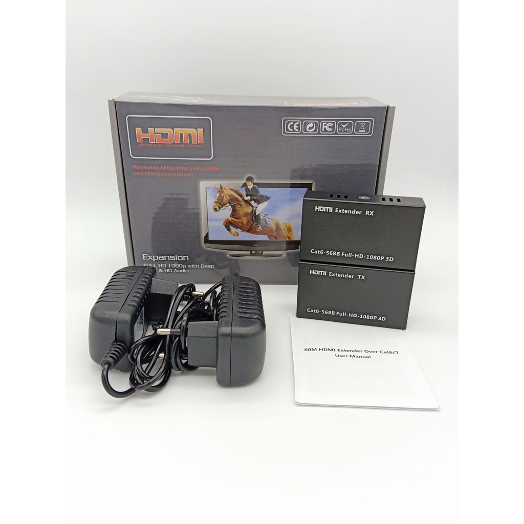 HDMI Extender 60M-FULL HD 1080P