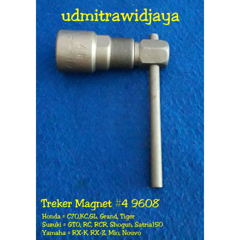 Magnet puller treker magnit Treker grip on #4 treker magnet untuk GL, C70, Tiger, RX, satria150