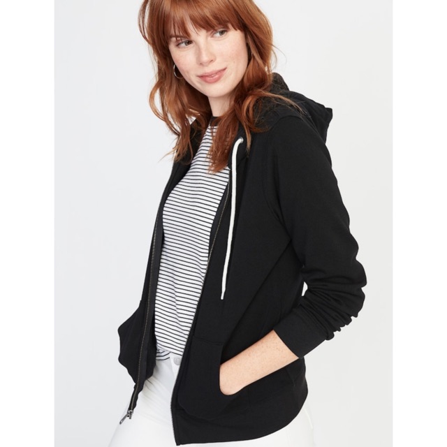 black zip up hoodie old navy