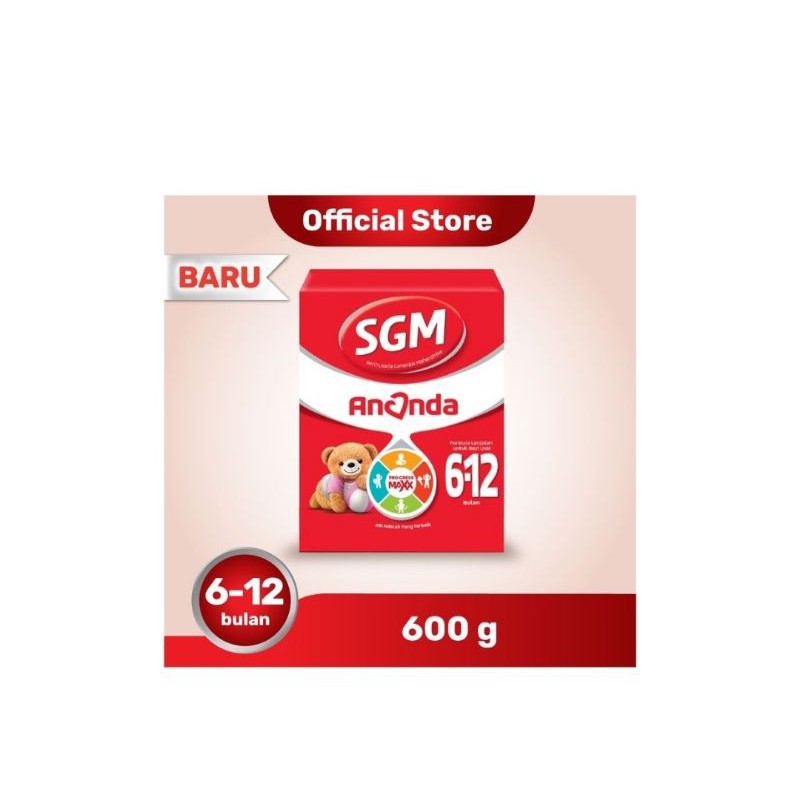 

SGM Ananda 2 Susu Formula Bayi usia 6-12bulan 600gr