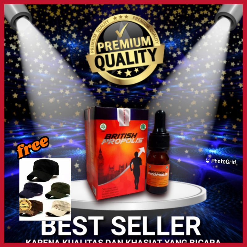 BRITISH PROPOLIS PREMIUM 100% Asli. Distributor agen British propolis resmi.