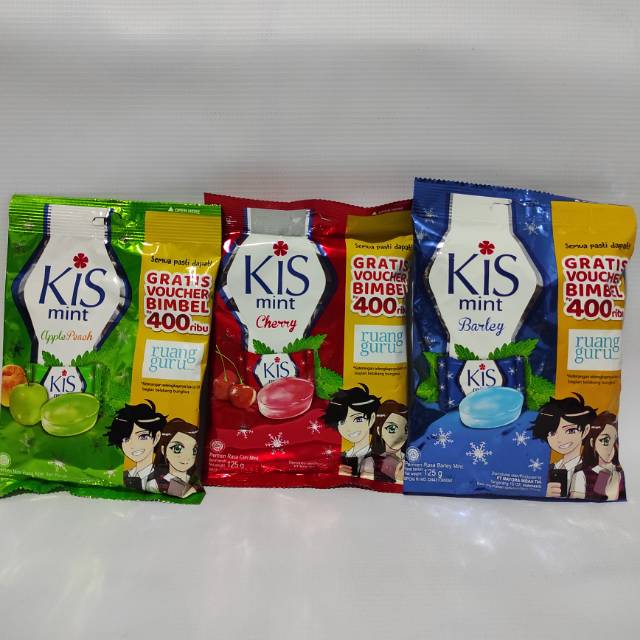 

Permen Kis pack Mayora 125gr/kiss