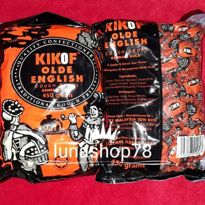 

Ready Stock] Permen Kembang Gula Kikof Olde English Cough Drops 450G