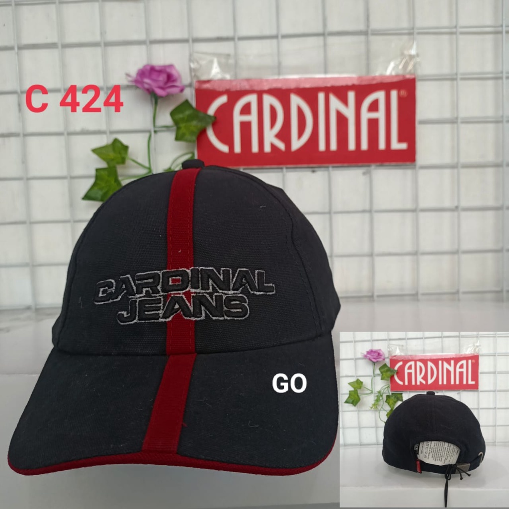 gof TOPI CARDINAL JEANS 100% ORIGINAL topi cardinal brand topi cardinal terbaru jeans