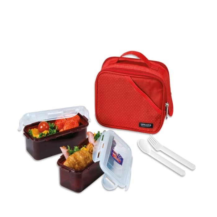 Jual LOCK&LOCK LOCK LOCK Lunch Box Set 2P HPL 762 / TEMPAT MAKAN ...