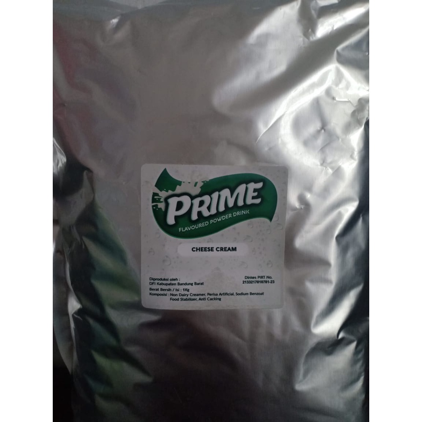 Prime Powder Cheese Cream topping thai tea brown sugar minuman termurah 1kg