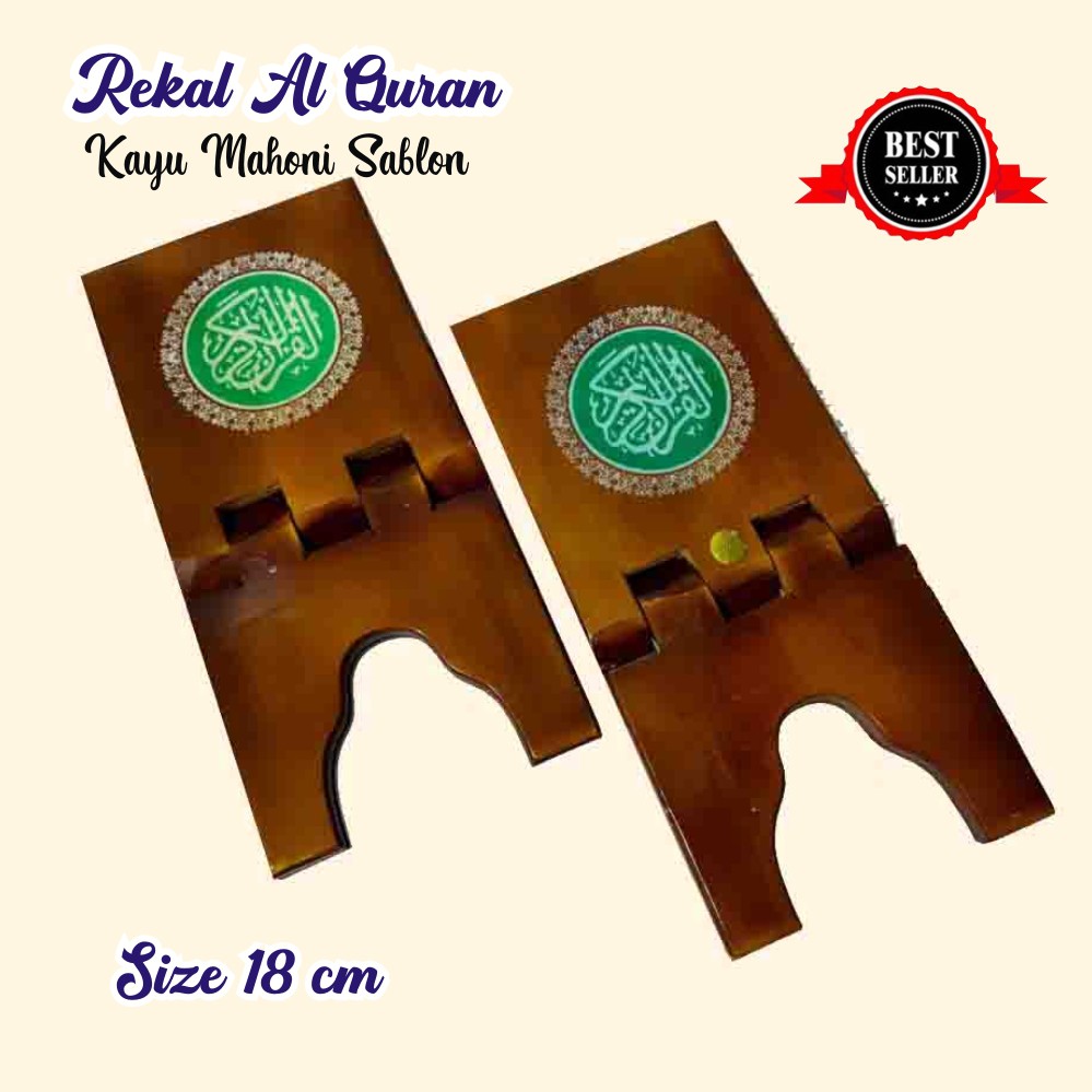Rekal,Meja,tatakan,Dudukan Alquran Termurah (Sablon) Size 18