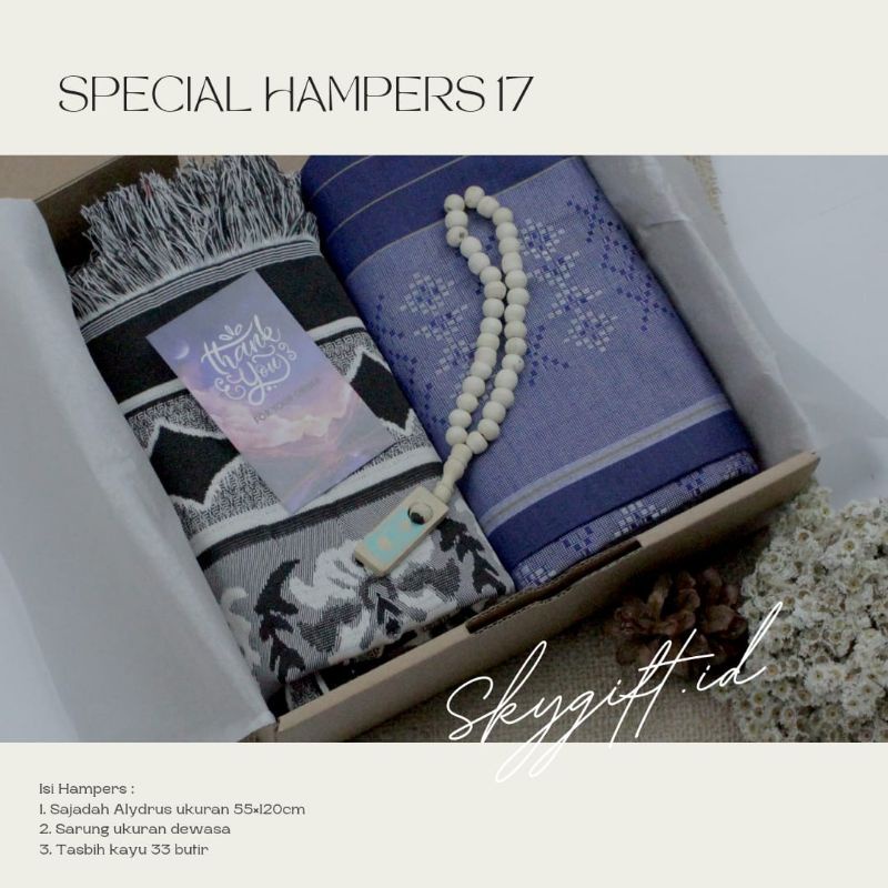 

Hampers gift box pria wanita set alat shalat lengkap Kado ultah pasangan kado anniversarry