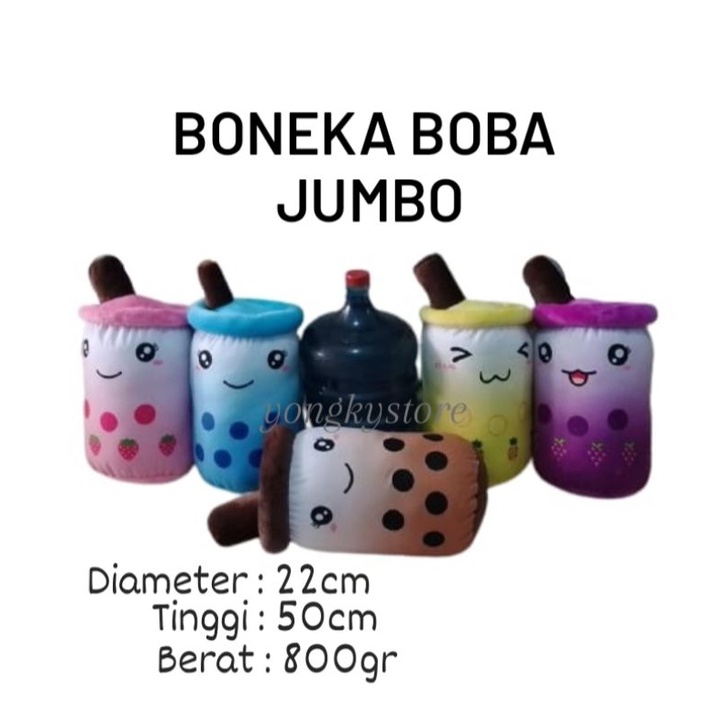BONEKA BOBA MILK TEA SIZE JUMBO