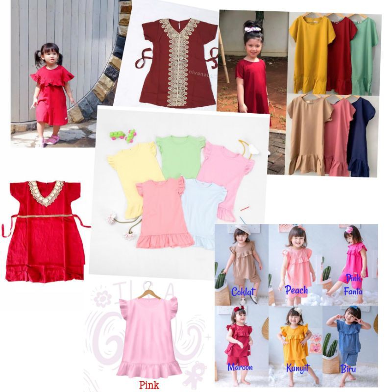 KAIN KILOAN KATUN RAYON ARAHAN BAJU ANAK