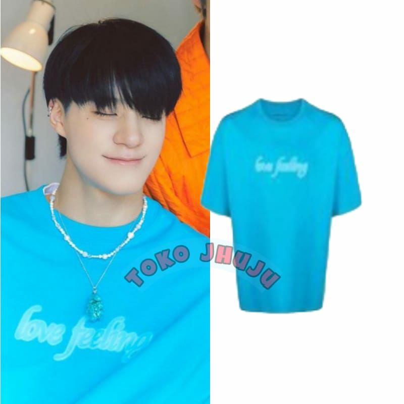 Baju Kaos NCT Dream Jeno style LOVE FEELING LINE ART