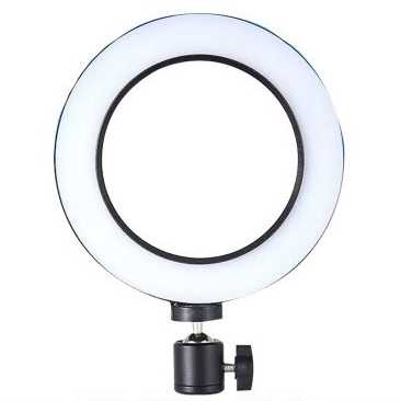 Lampu Halo Ring Light LED Kamera 8W 6 Inch || Aksesoris HP Handphone Flash Selfie Tiktok Youtuber Barang Unik Murah Lucu - RL-19