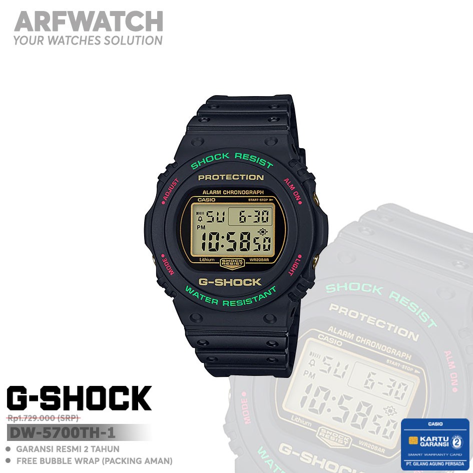Casio G-Shock DW-5700TH-1 / DW-5700TH-1DR Original