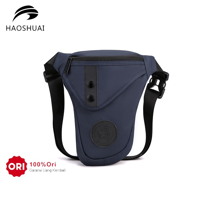 HAOSHUAI 391 Tas Selempang Pria Tas Pinggang Waistbag Bahan Premium Waterproof WATCHKITE WKOS