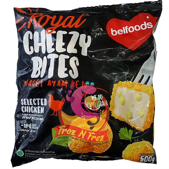 

BELFOODS ROYAL Cheesy Bites 500 Gram