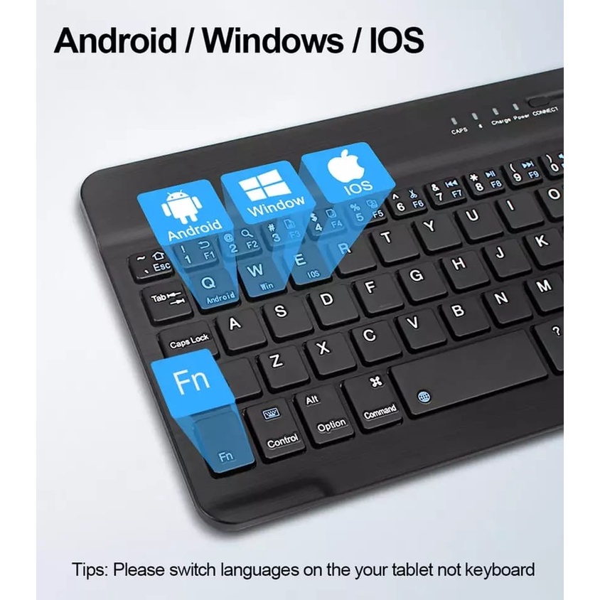 Keyboard Wireless Bluetooth Keyboard Rechargeable 150 mAh